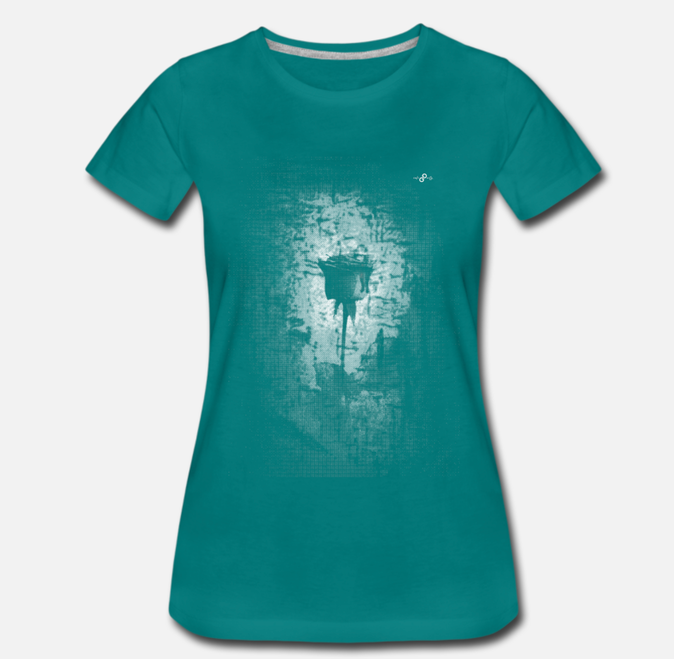 infinityG Frauen Shirt LIMITED EDITION 25 Stück weltweit "green_ROSE"