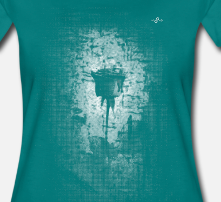 infinityG Frauen Shirt LIMITED EDITION 25 Stück weltweit "green_ROSE"